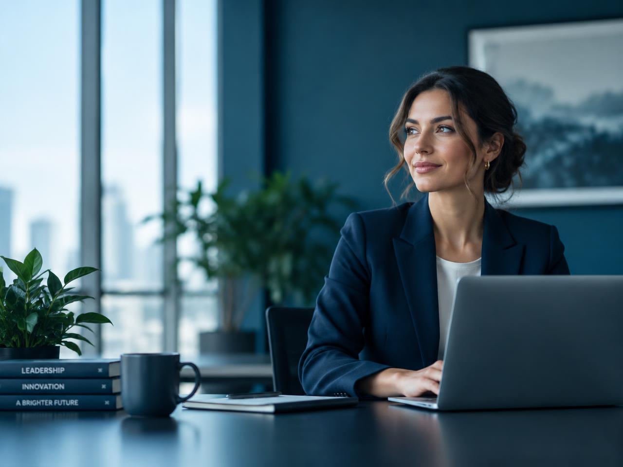 A professional reviewing job opportunities on a laptop